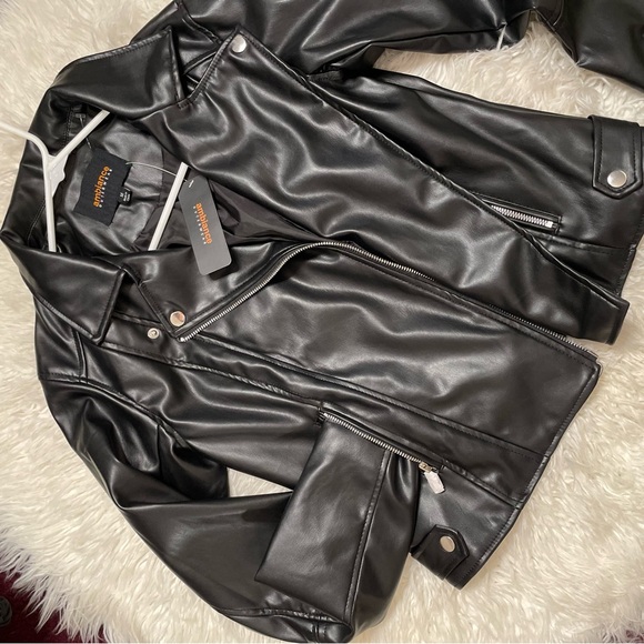 Jackets & Blazers - Ambiance Outerwear Leather Jacket